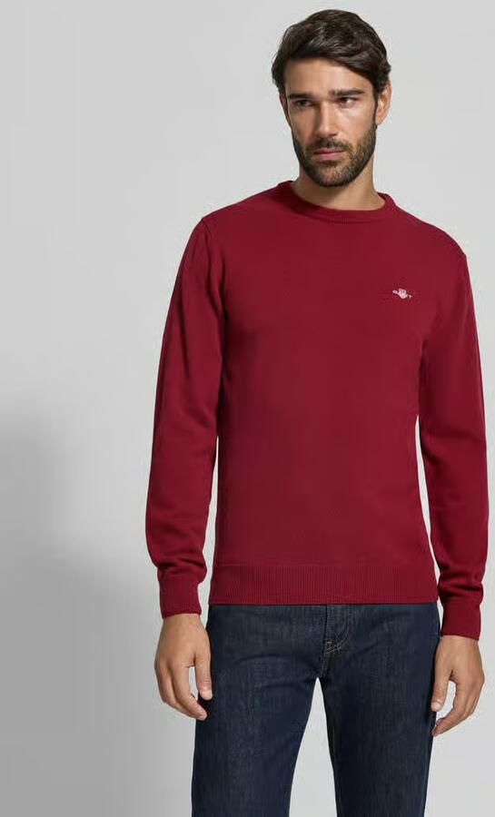 Gant Regular fit pullover van pure wol - Foto 2
