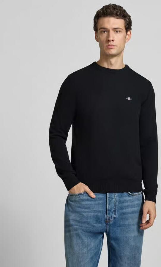 Gant Regular fit pullover van pure wol - Foto 2