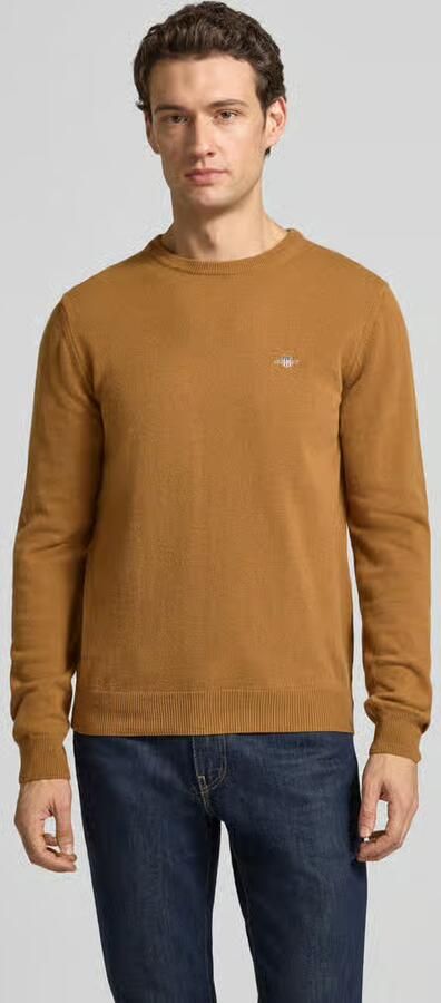 Gant Regular fit pullover van pure wol - Foto 3