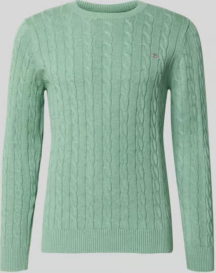 Gant regular fit pullover van puur katoen