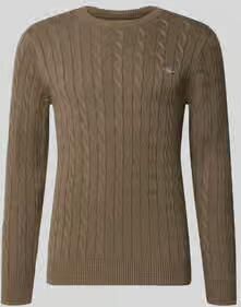 Gant regular fit pullover van puur katoen
