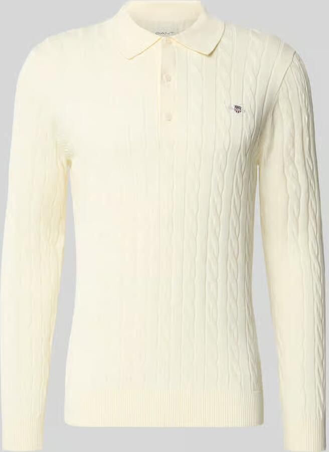Gant regular fit pullover van puur katoen '