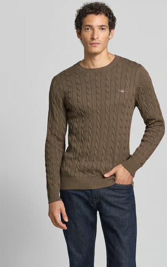 Gant regular fit pullover van puur katoen - Foto 2