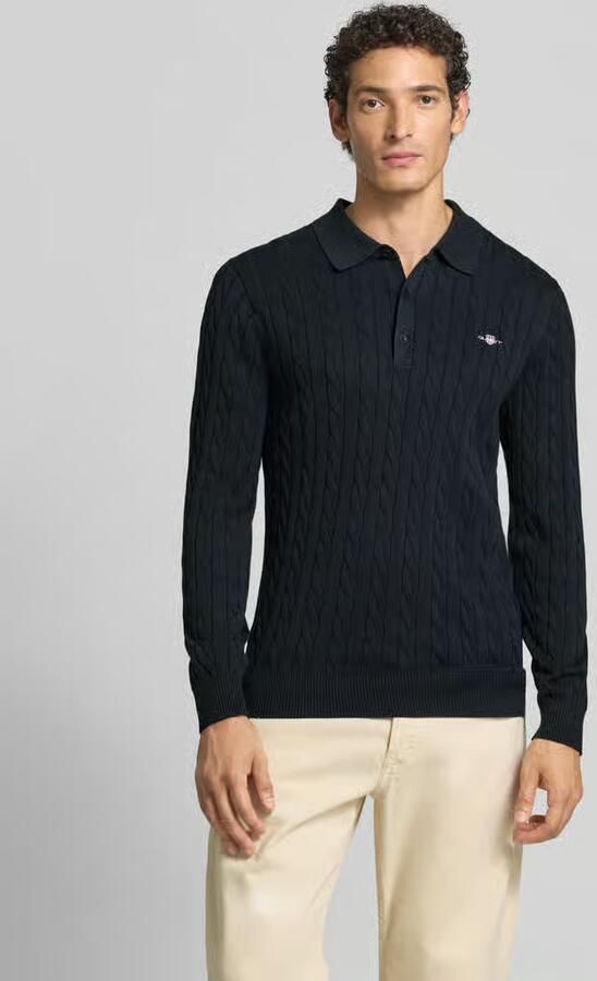 Gant regular fit pullover van puur katoen ' - Foto 3