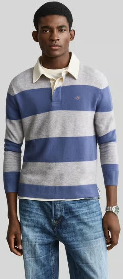 Gant Regular fit pullover van puur katoen - Foto 3