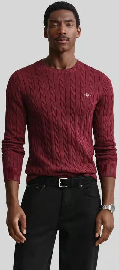 Gant regular fit pullover van puur katoen - Foto 3