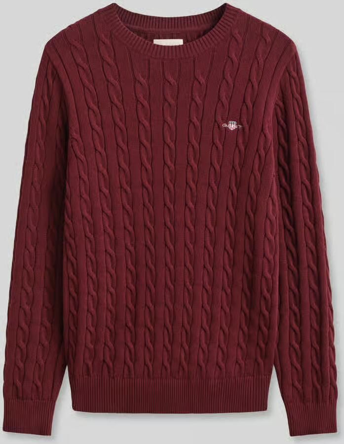 Gant regular fit pullover van puur katoen