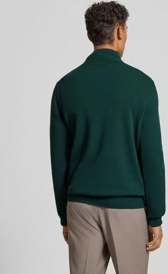 Gant Regular fit pullover in gebreide look van zuiver lamswol - Foto 5