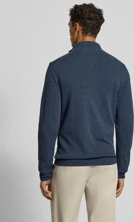 Gant Regular fit pullover in gebreide look van zuiver lamswol - Foto 10