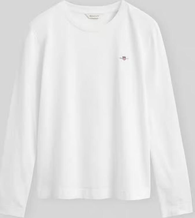 Gant Shirt met lange mouwen REG SHIELD LS T-SHIRT klein logoborduursel op borsthoogte - Foto 11