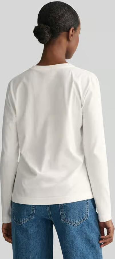 Gant Shirt met lange mouwen REG SHIELD LS T-SHIRT klein logoborduursel op borsthoogte - Foto 12