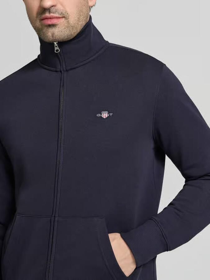 Gant Sweatvest REG SHIELD FULL ZIP SWEAT met logoborduursel op borsthoogte - Foto 11