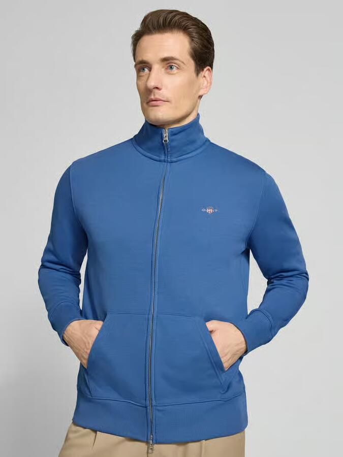 Gant Regular fit sweatjack met opstaande kraag model 'Gield' - Foto 2