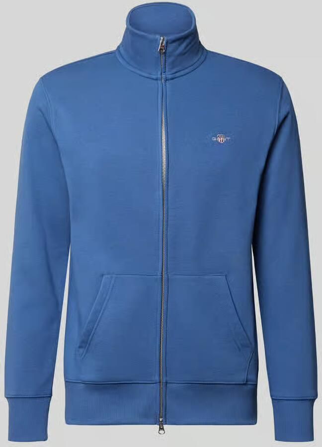 Gant Regular fit sweatjack met opstaande kraag model 'Gield'