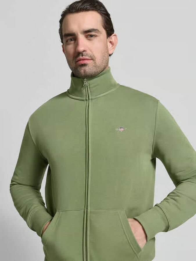 Gant Regular fit sweatjack met opstaande kraag model 'Gield' - Foto 2