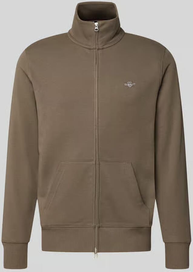 Gant regular fit sweatjack van katoenmix