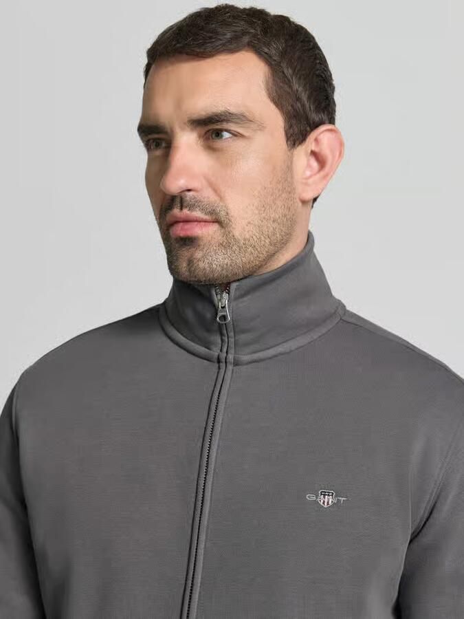 Gant regular fit sweatjack van katoenmix