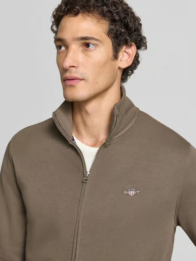 Gant regular fit sweatjack van katoenmix - Foto 2