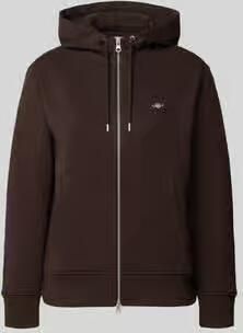 Gant regular fit sweatjack van katoenmix