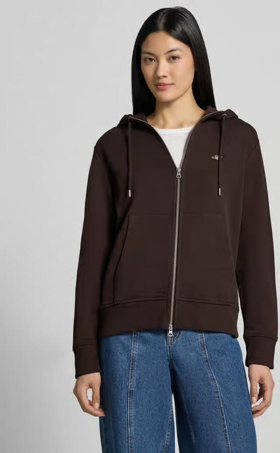 Gant regular fit sweatjack van katoenmix - Foto 2