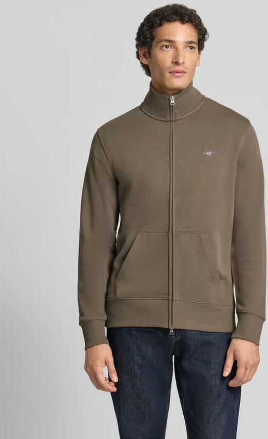 Gant regular fit sweatjack van katoenmix - Foto 3