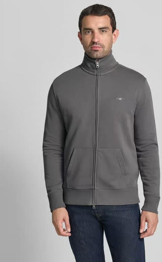 Gant regular fit sweatjack van katoenmix - Foto 3