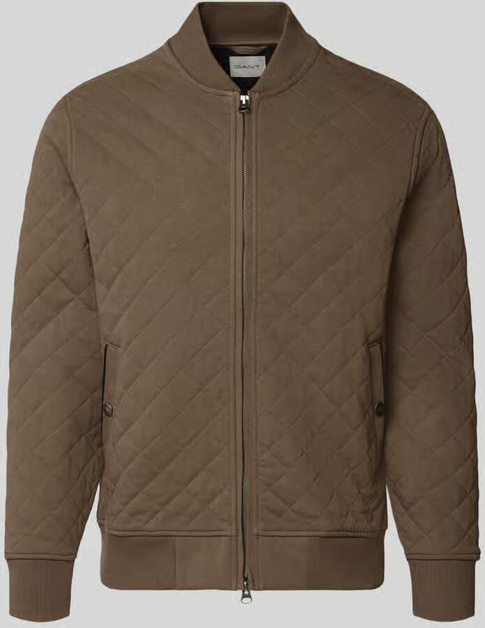Gant Regular fit sweatjack van katoenmix