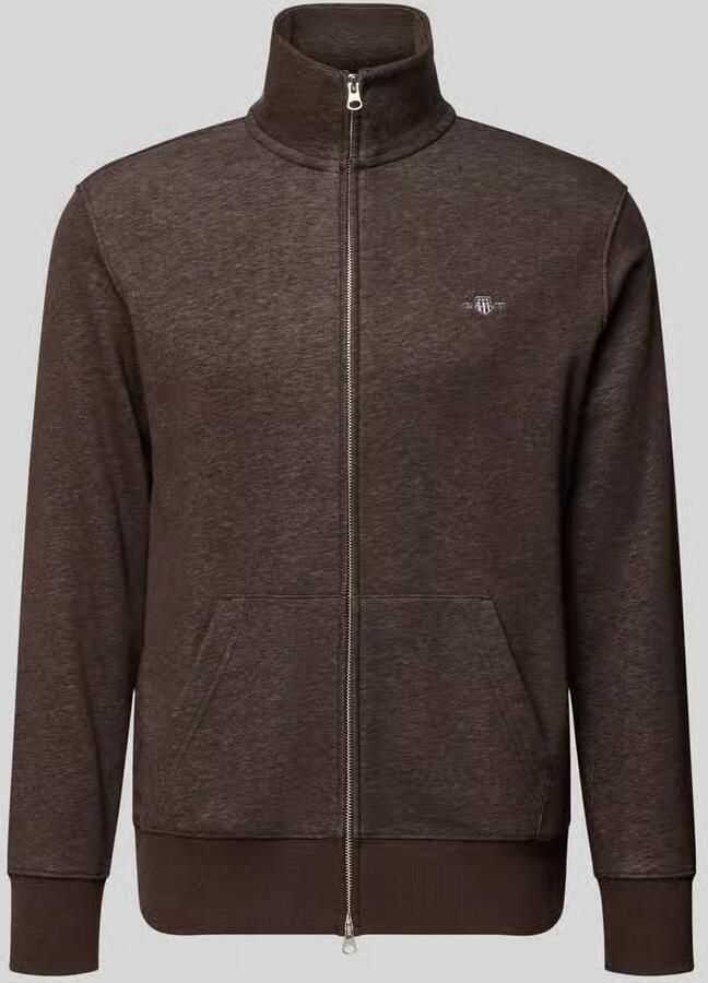Gant Regular fit sweatjack van katoenmix