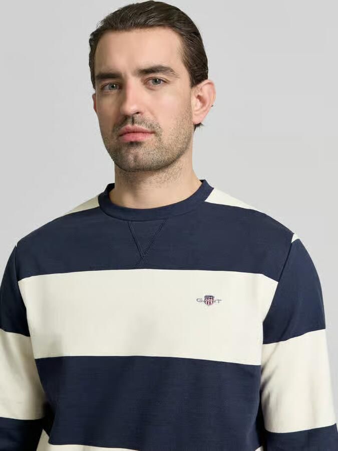 Gant Regular fit sweatshirt in gebreide look - Foto 2