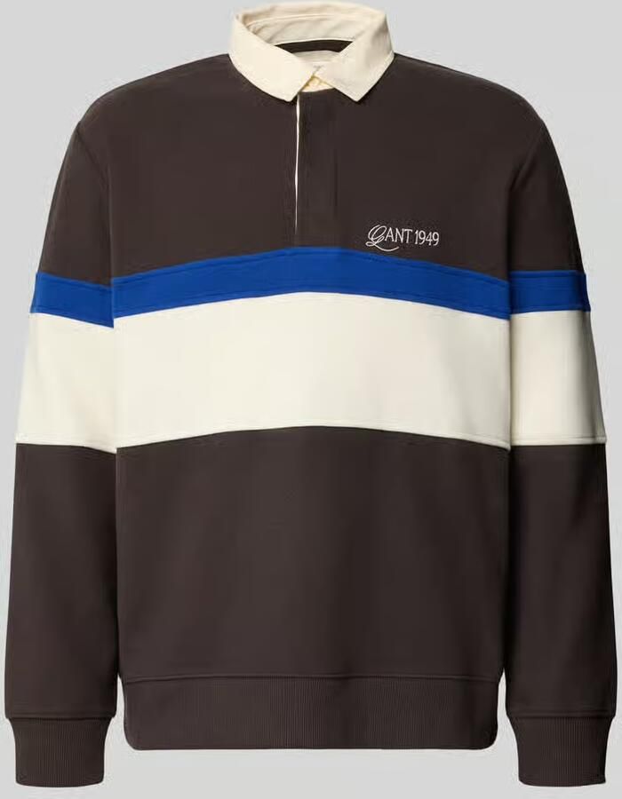 Gant Regular fit sweatshirt van katoenmix