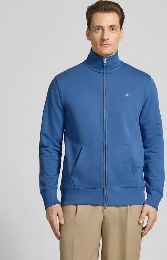 Gant Regular fit sweatjack met opstaande kraag model 'Gield' - Foto 4
