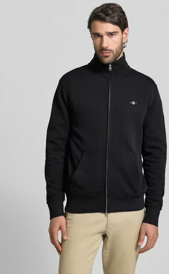 Gant Sweatvest REG SHIELD FULL ZIP SWEAT met logoborduursel op borsthoogte - Foto 11