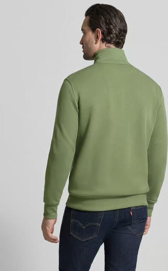 Gant Regular Fit sweatvest met opstaande kraag model 'Gield'