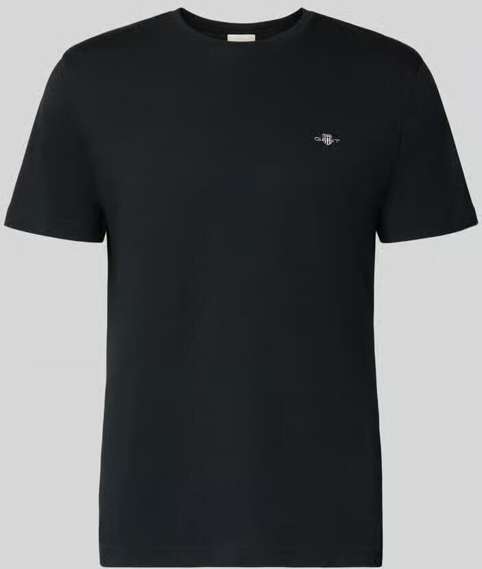 Gant T-shirt REG SHIELD SS T-SHIRT met logoborduursel op borsthoogte - Foto 9