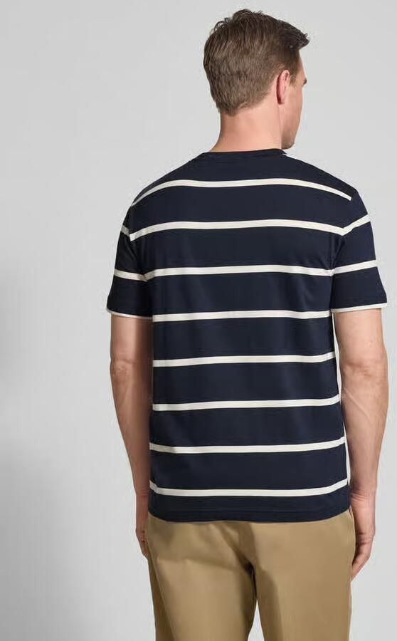 Gant Regular fit T-shirt met logostitching - Foto 3