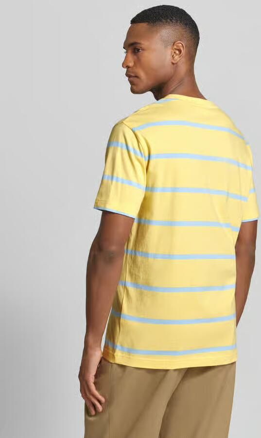 Gant Regular fit T-shirt met logostitching - Foto 4