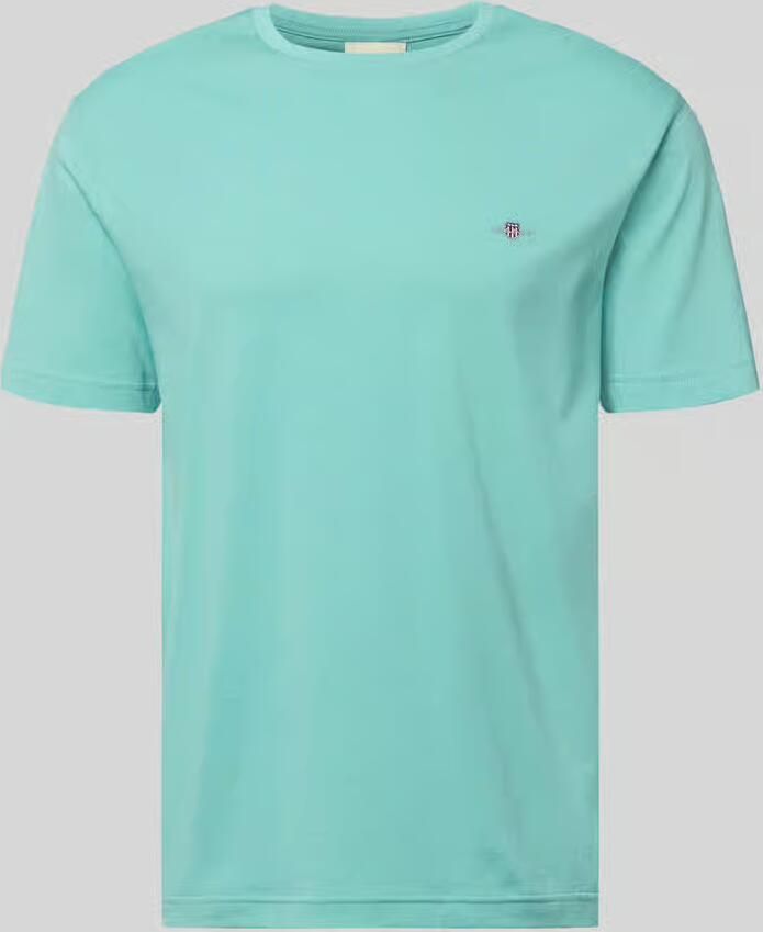 Gant Regular fit T-shirt met logostitching