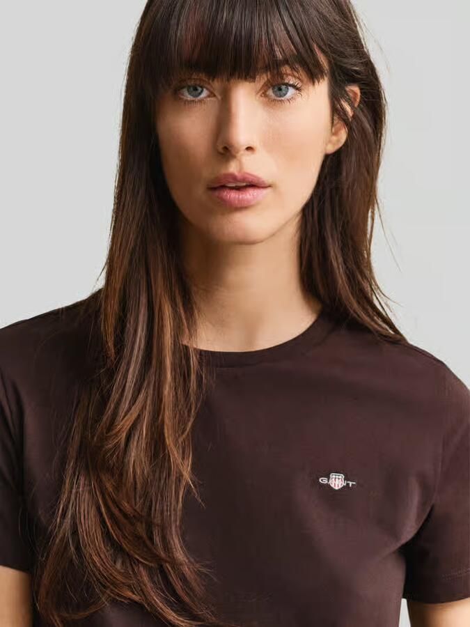 Gant Regular fit t-shirt van puur katoen
