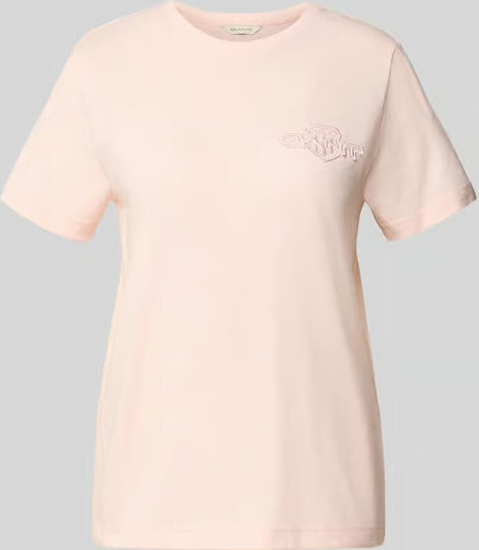 Gant Regular fit t-shirt van puur katoen