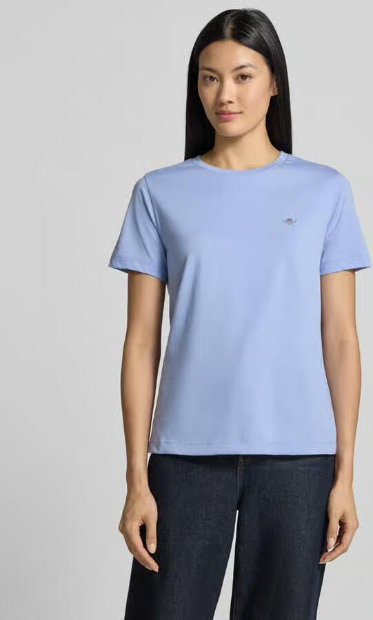 Gant Regular fit t-shirt van puur katoen - Foto 2