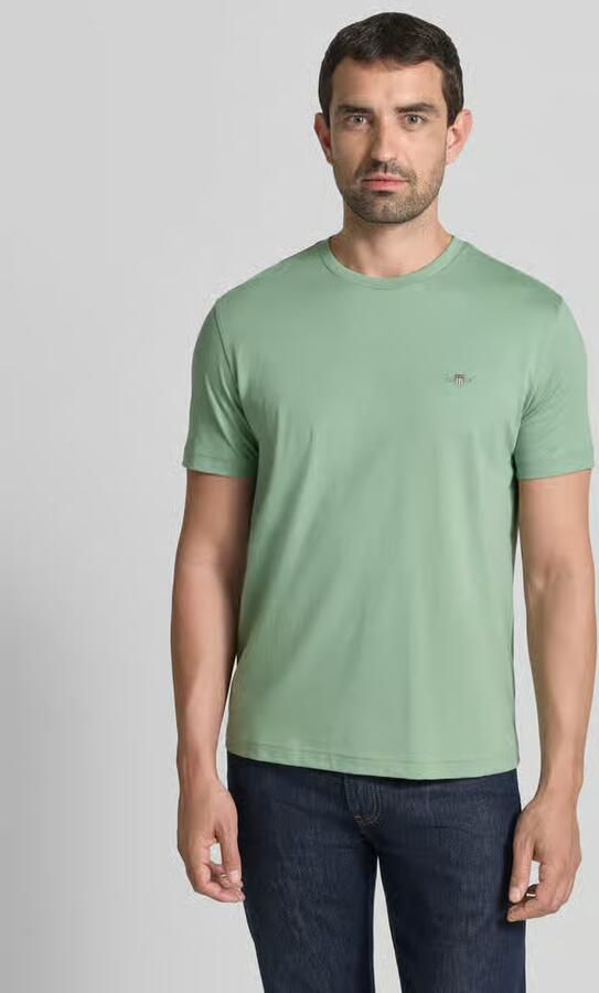 Gant regular fit T-shirt van puur katoen - Foto 4