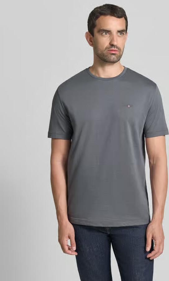 Gant regular fit T-shirt van puur katoen - Foto 4