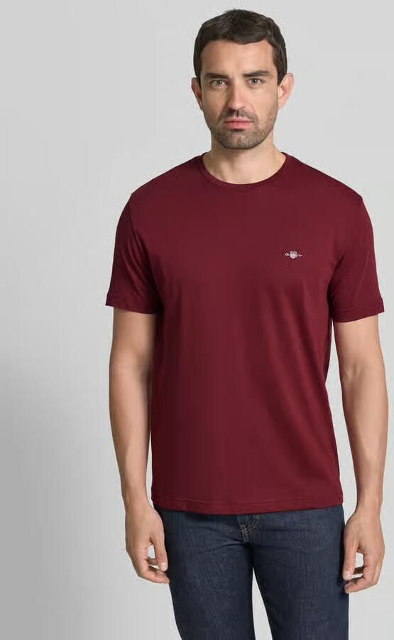 Gant regular fit T-shirt van puur katoen - Foto 4