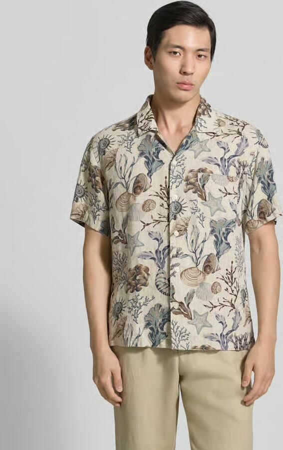 Gant regular fit vrijetijdshemd van puur linnen - Foto 3