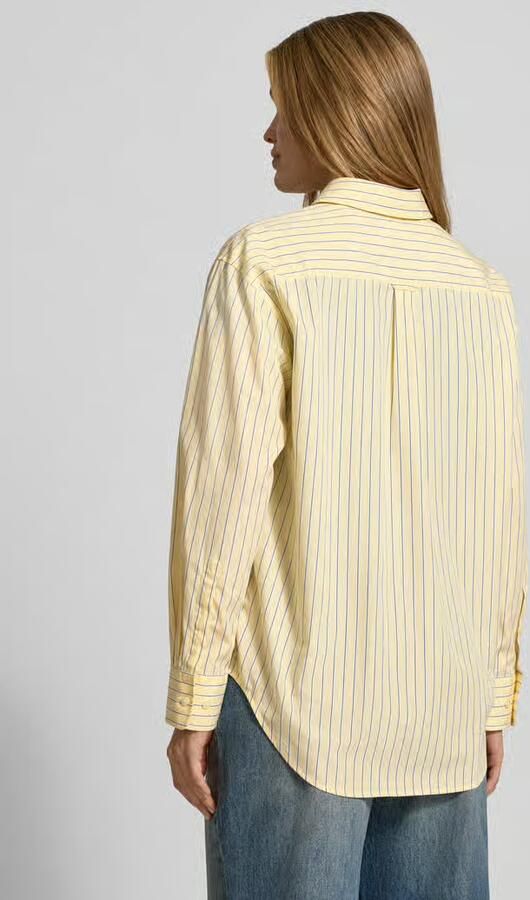 Gant Relaxed fit blouse met borstzak - Foto 3