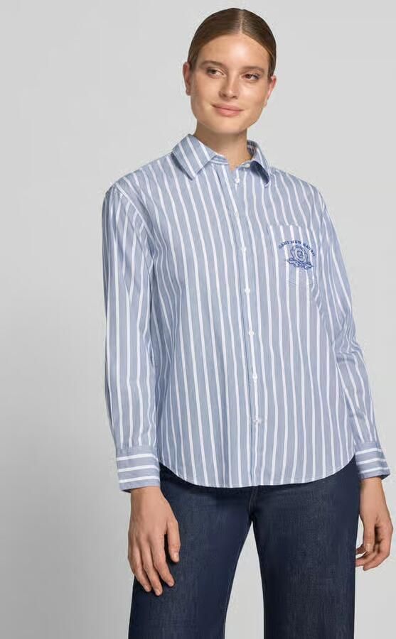 Gant relaxed fit blouse met lange mouwen van puur katoen - Foto 2