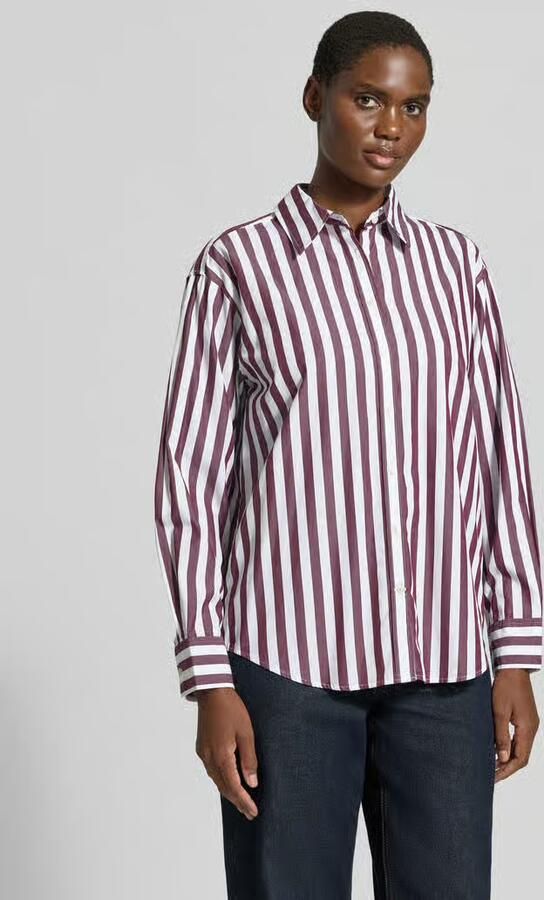 Gant relaxed fit blouse met lange mouwen van puur katoen - Foto 2