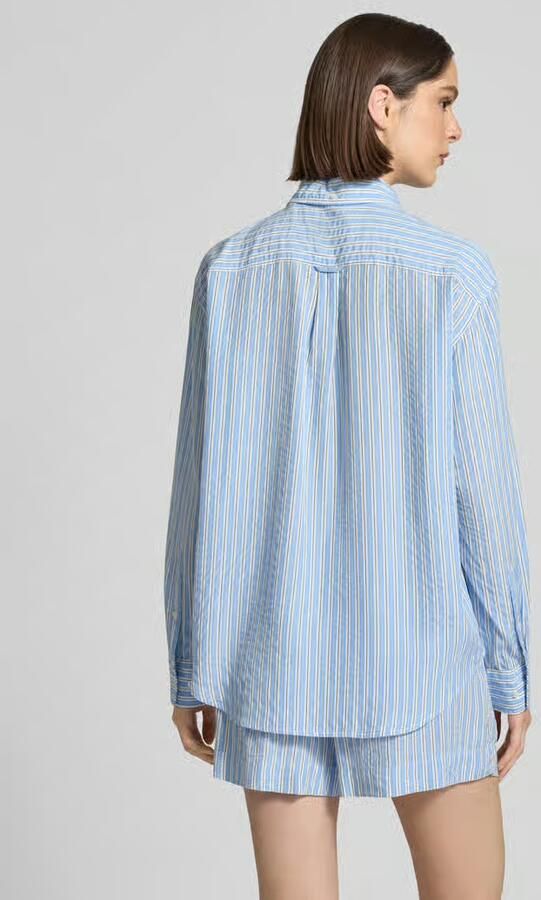 Gant Sweatjack met tweewegritssluiting en labelstitching - Foto 8