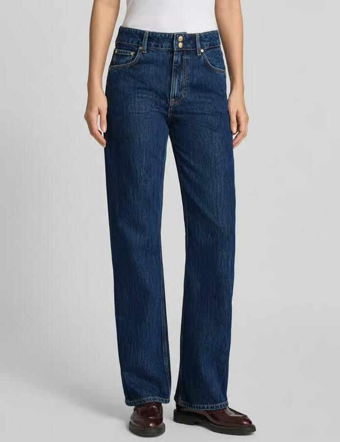 Gant relaxed fit jeans van mix van katoen en lyocell - Foto 3