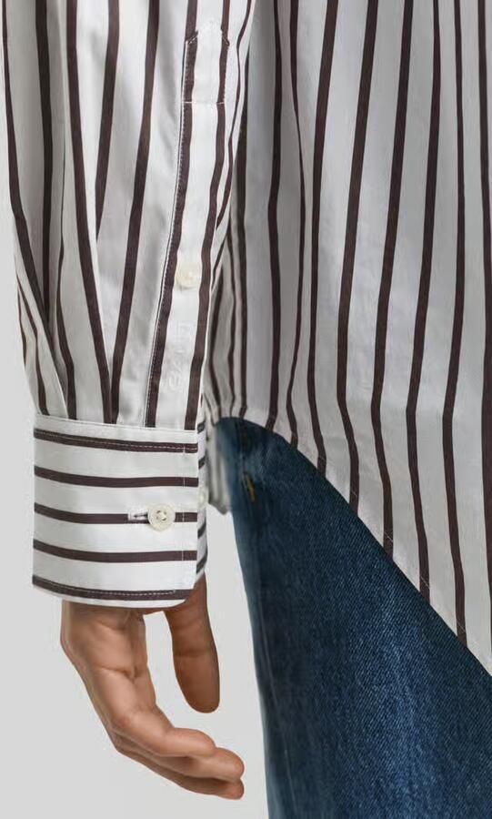 Gant relaxed fit overhemdblouse van puur katoen